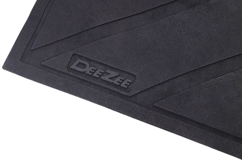 DZ77012 – DEE ZEE Bed Mat, Direct-Fit Without Raised Edges 3/8 Inch Thick Black Rubber X-Pattern - view 2